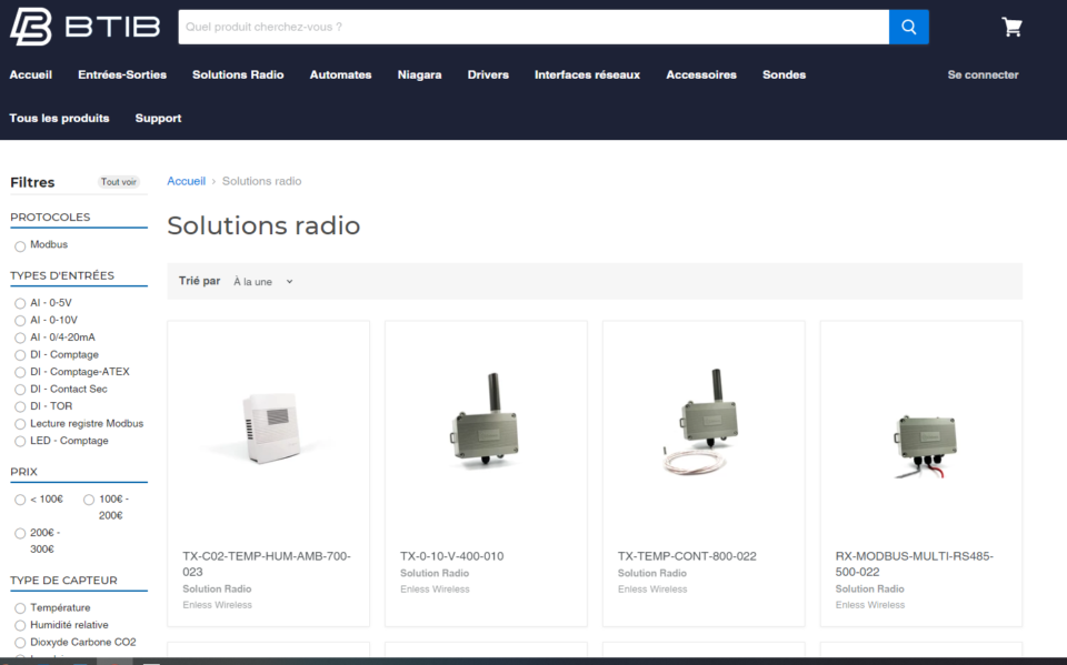 Temperature sensor Wireless M-Bus – External contact probe - Enless Wireless