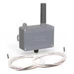 LoRaWAN Temperature sensor with dual PT1000 contact probes