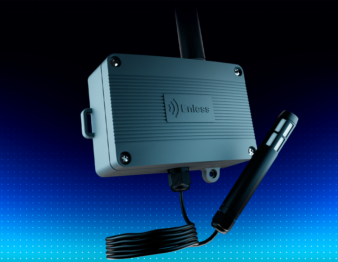 LoRaWAN Temperature and Humidity Sensor - External Probe - Enless Wireless
